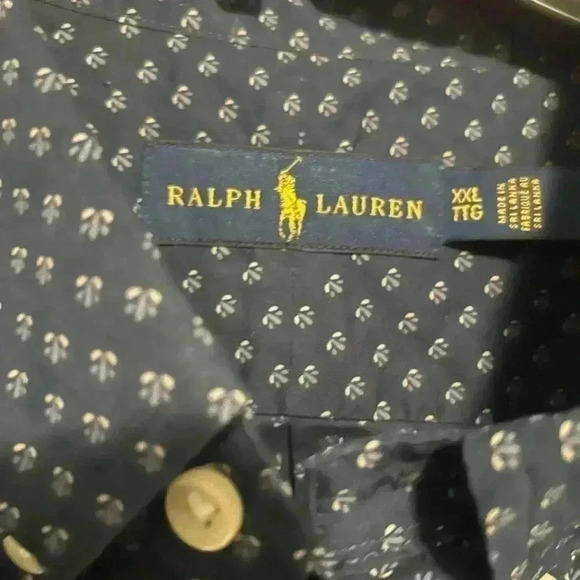 polo by Ralph Thorne, long sleeve dress shirt size XXL - Picture 2 of 4